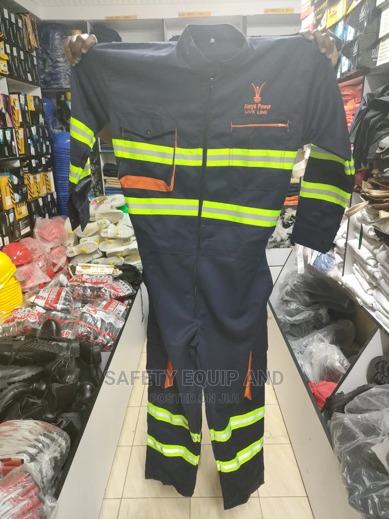 Cargo Overalls With Hi Vis Straps