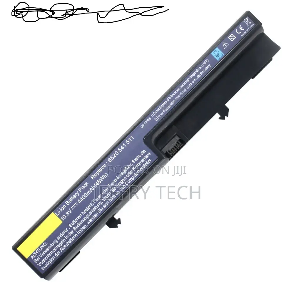 10.8V 4400mah 511 510 Battery 6520S 6535S 6531S Laptop Batte