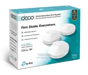 Tp-Link Deco M5 Ac1300 Whole Home Mesh Wi-Fi System (3 Pack)