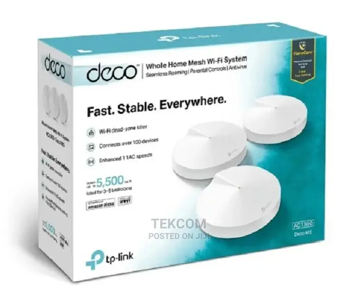 Tp-Link Deco M5 Ac1300 Whole Home Mesh Wi-Fi System (3 Pack)