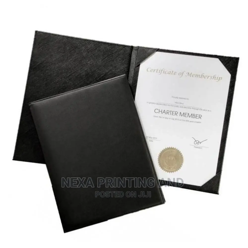Certificate Holders
