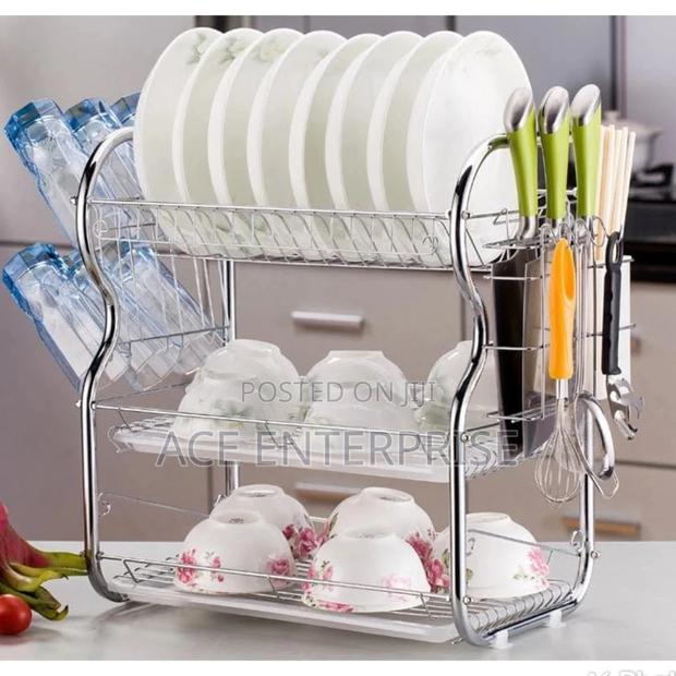 Nunix 3 Layer Dish Rack - main view
