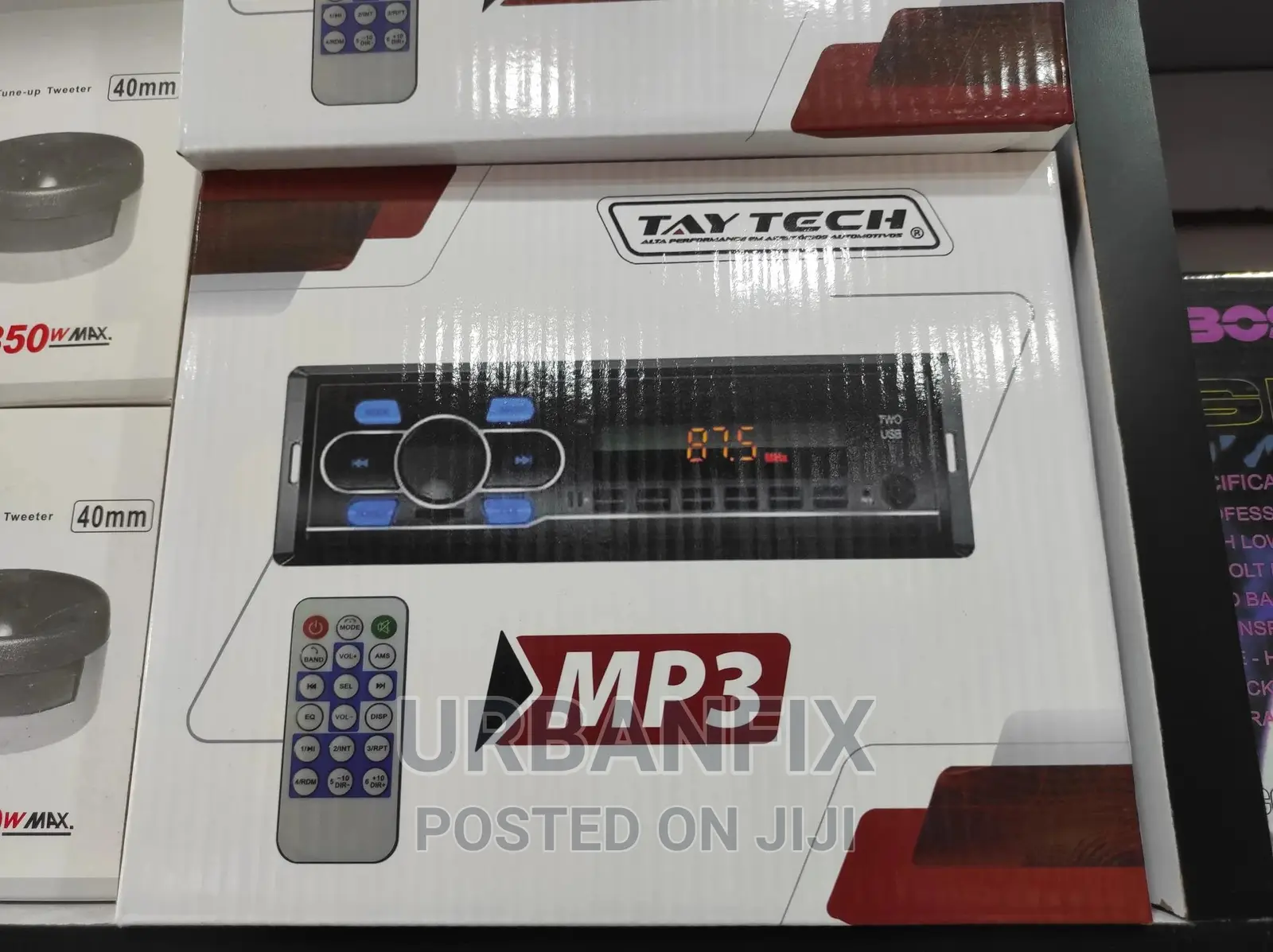 Quality Car Radio Stereo With Unremovable Face