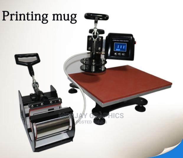 Heat Press Transfer Machine With Plate,Mug and Cape Combo - thumbnail 2