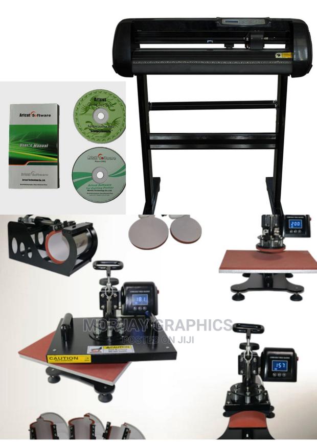 All in One 8in1 Heatpress Machine and Vinyl Cutting Plotter - main view