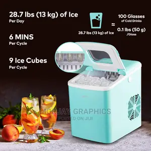 Ice Maker Machine for Countertop, 9 Cubes