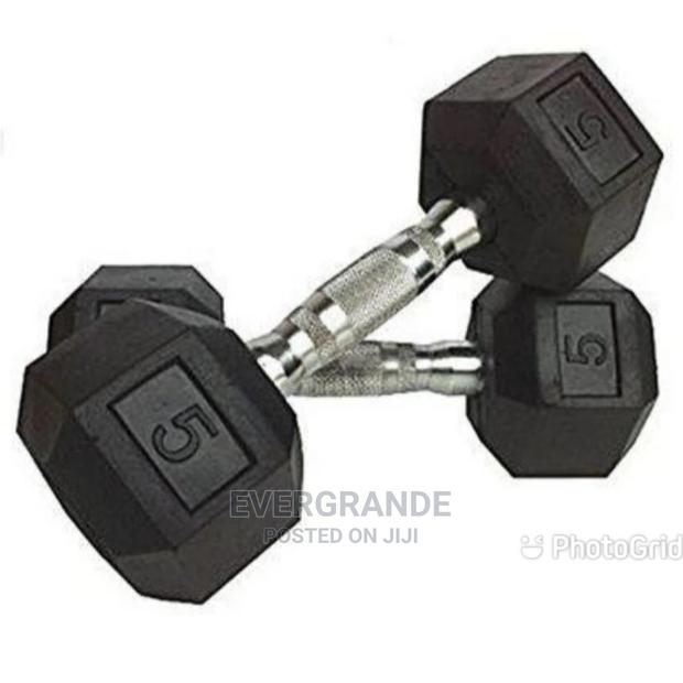 10kg Hexagonal Dumbells - main view