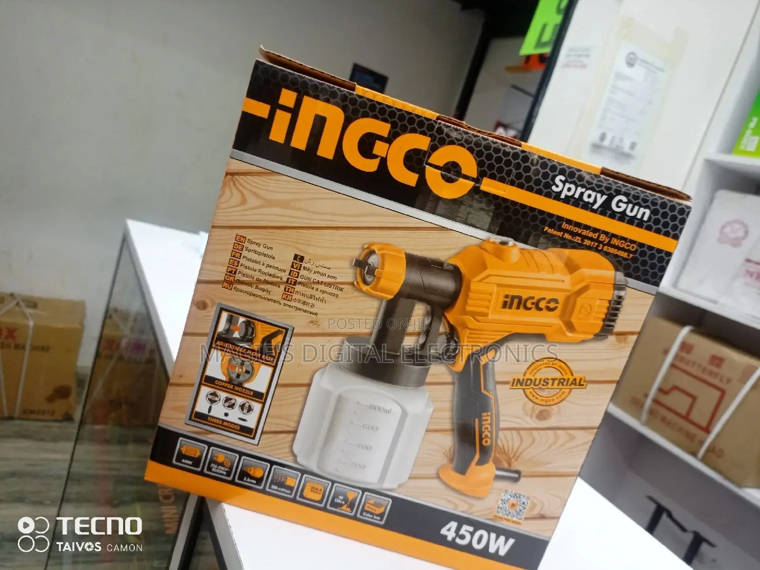 Top Original Ingco Spray Gun 450w