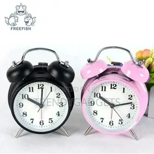 Mini Lovely Analog Twin Bell Alarm Clock for Kid's