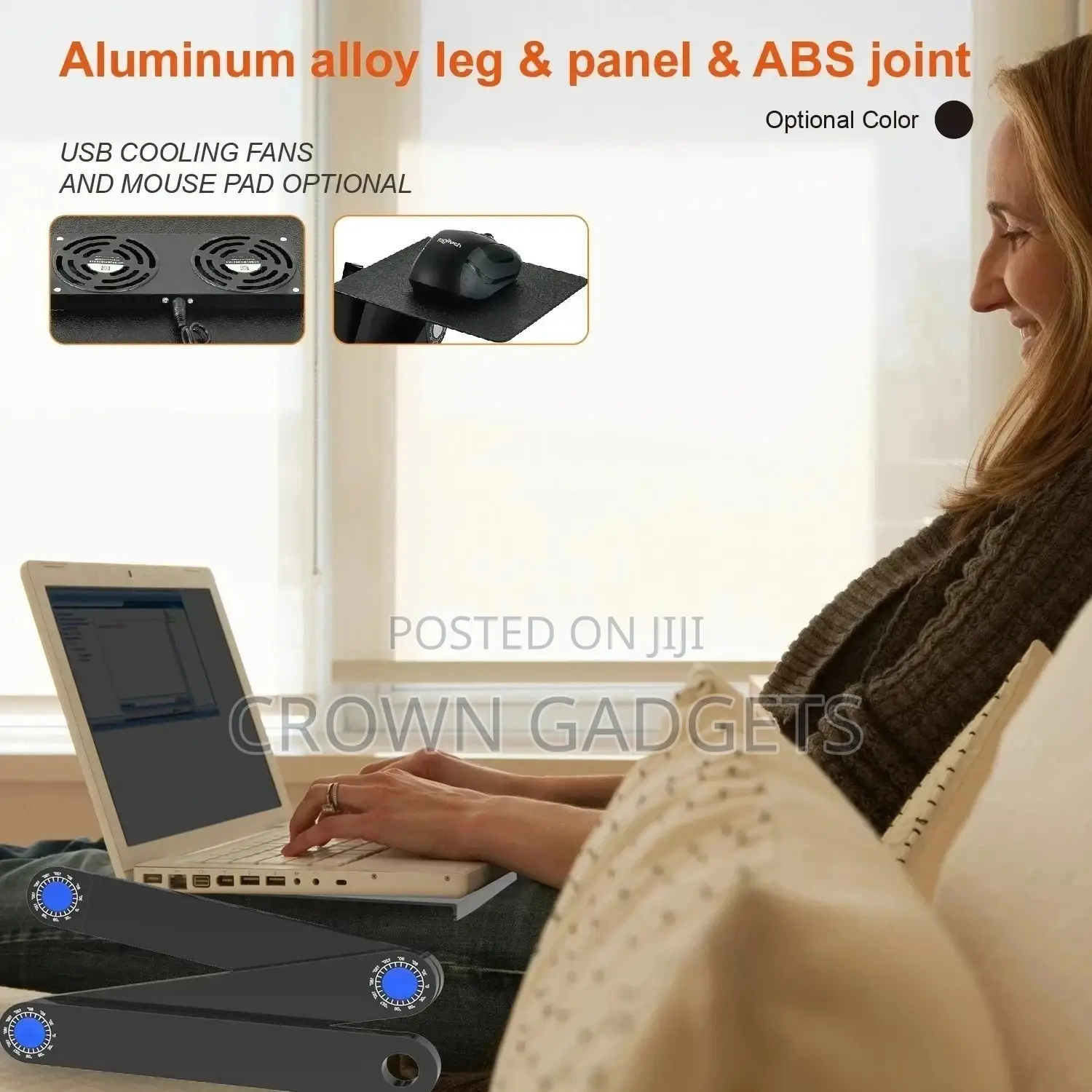 Laptop Stand,Riser, With Cooling Fan Adjustable Folding