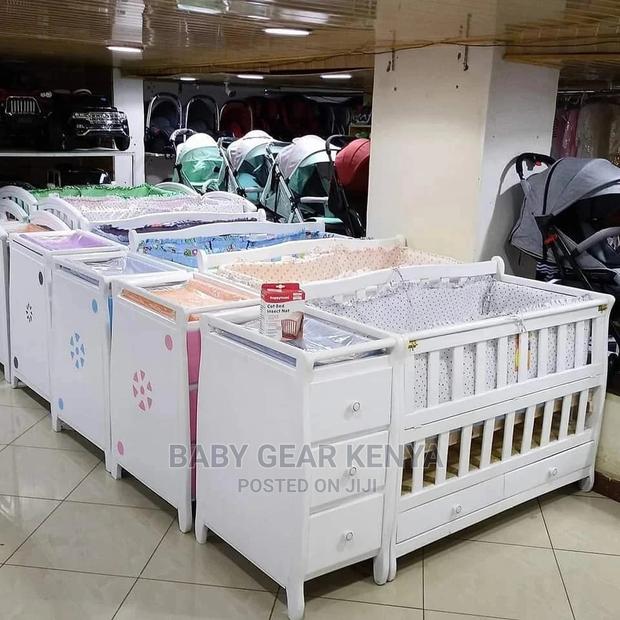 Baby Cot/Baby Cribs/Baby Bed With 2 Levels Available