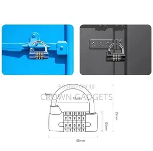 5 Digit Combination Padlock Steel Shackel