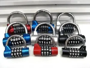 5 Letter Combination Padlock Black for Suitcases
