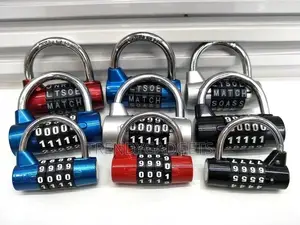 5 Letter Combination Padlock Black for Suitcases
