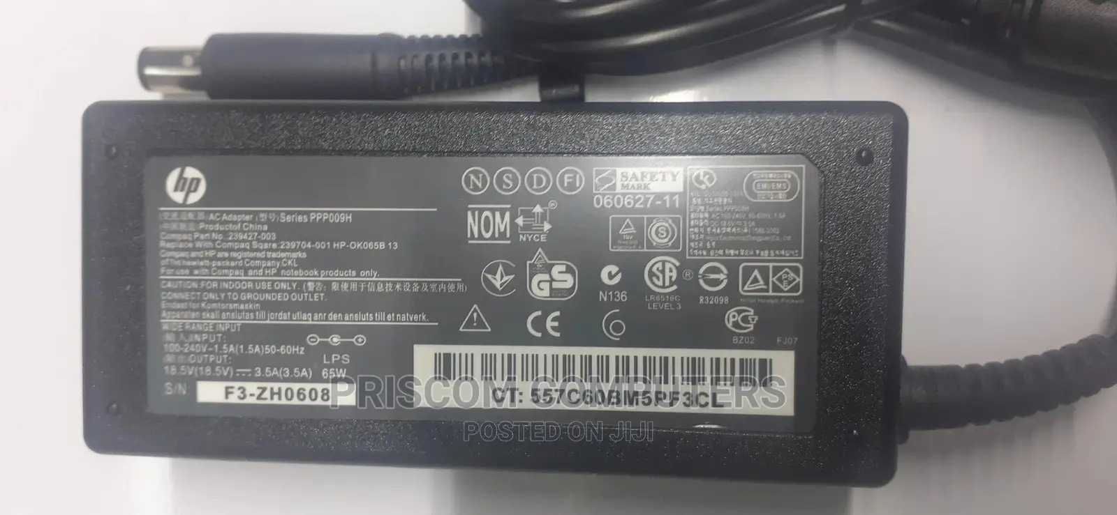 HP Laptop Charger for Presario Cq43 Cq57 Cq58 Cq60 Cq61 Cq62