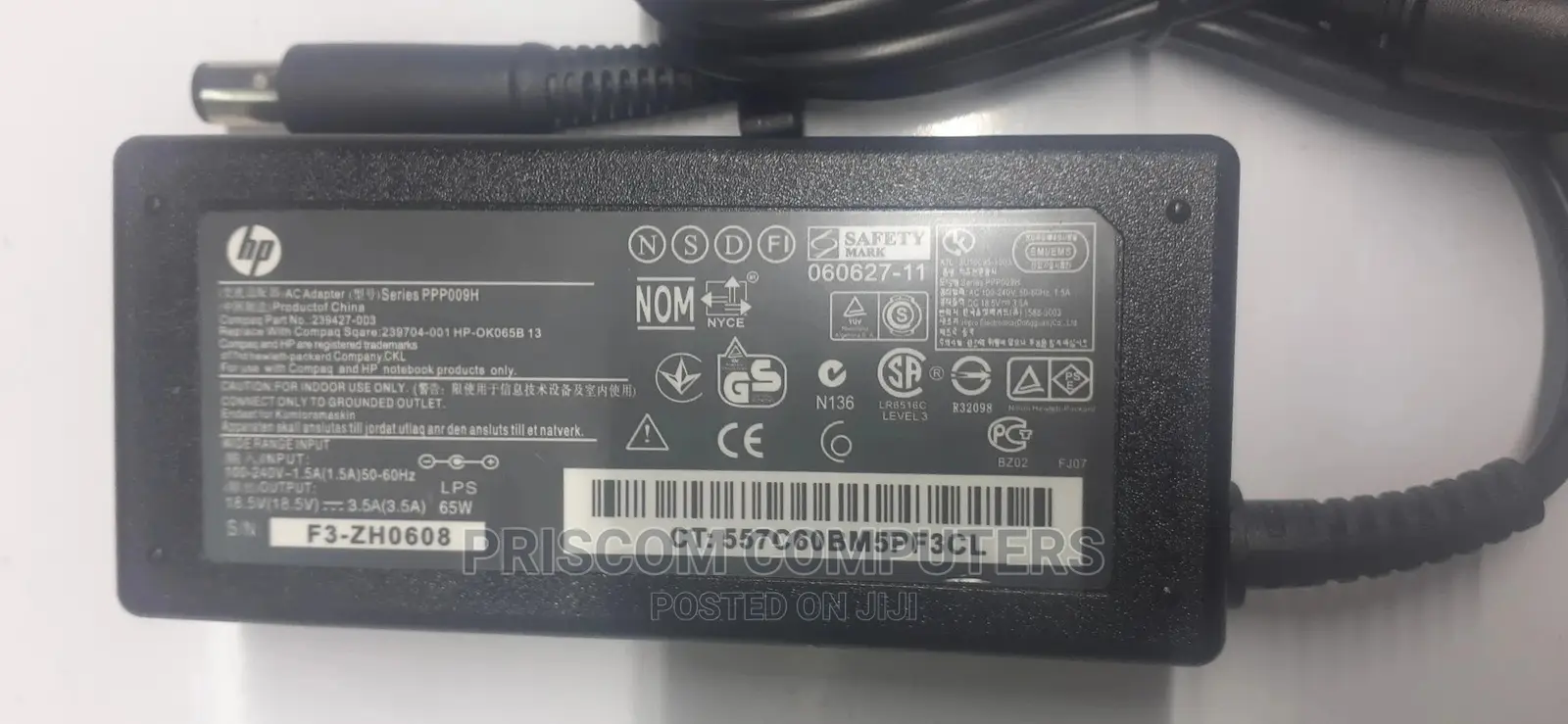 HP Charger for Elitebook 2540p 2560p 2740p 2760p 6930p 8440p
