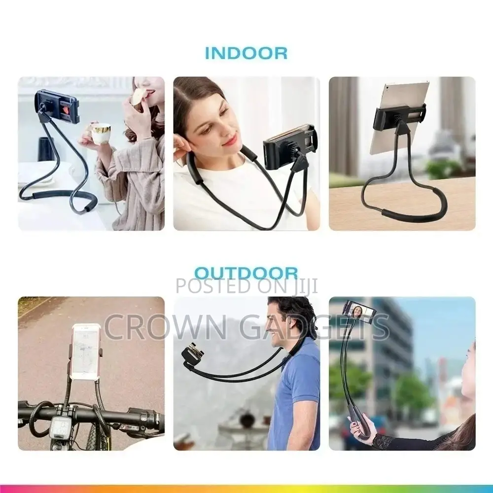 Lazy Necklace Bracket Bed 360 Degree Phones Holder,Clamp