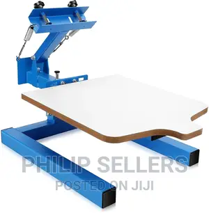 Printing Machine Kit1 Color 1 Station 21.7 X 17.7 Screen Pri
