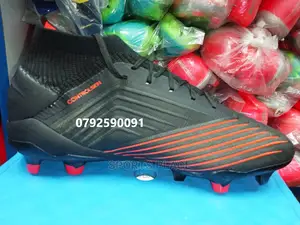 Black Predator Football Boots