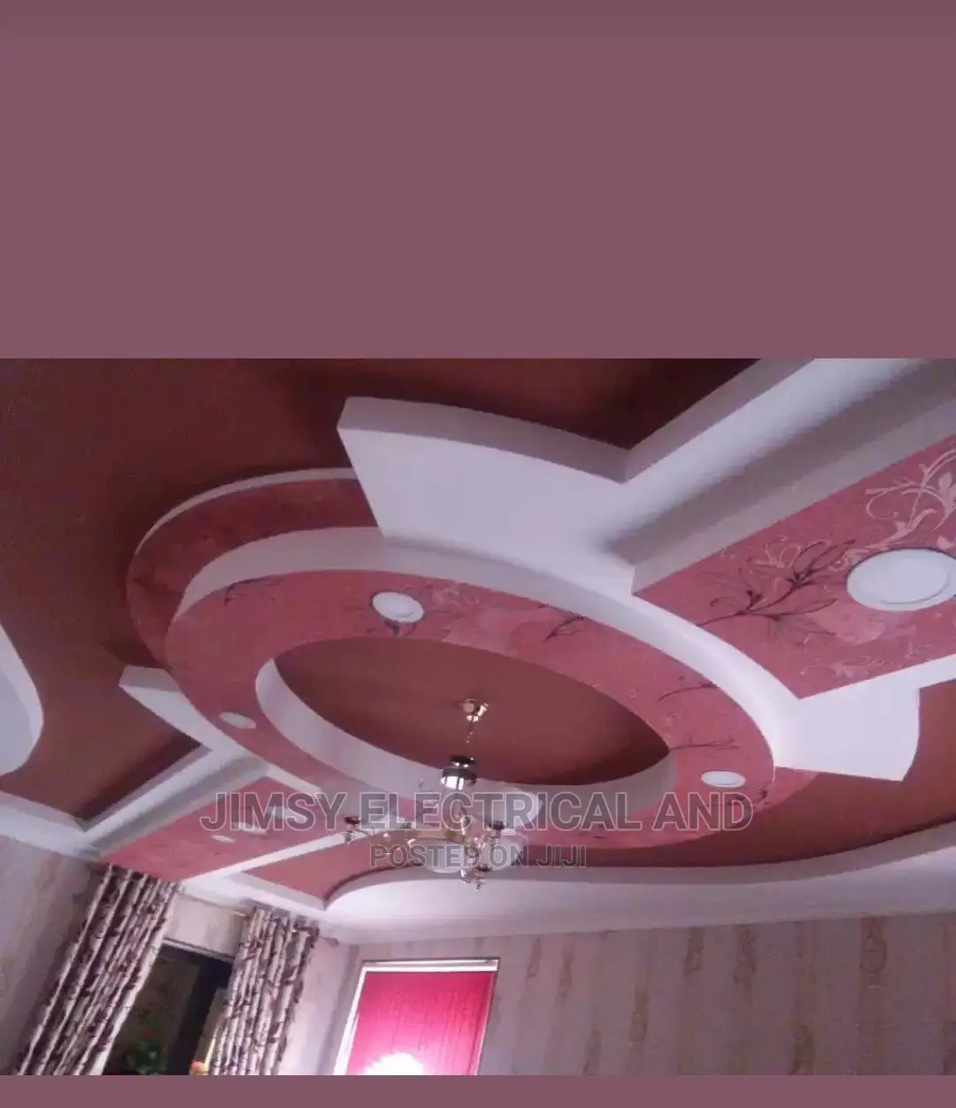 Technician and Gypsum Ceiling