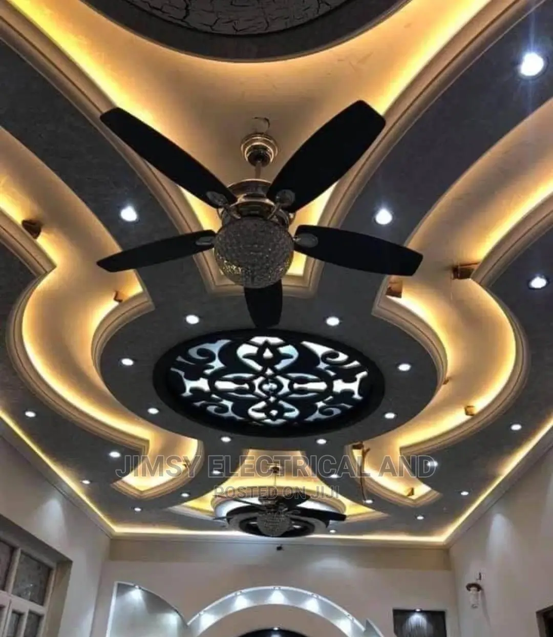 Technician and Gypsum Ceiling