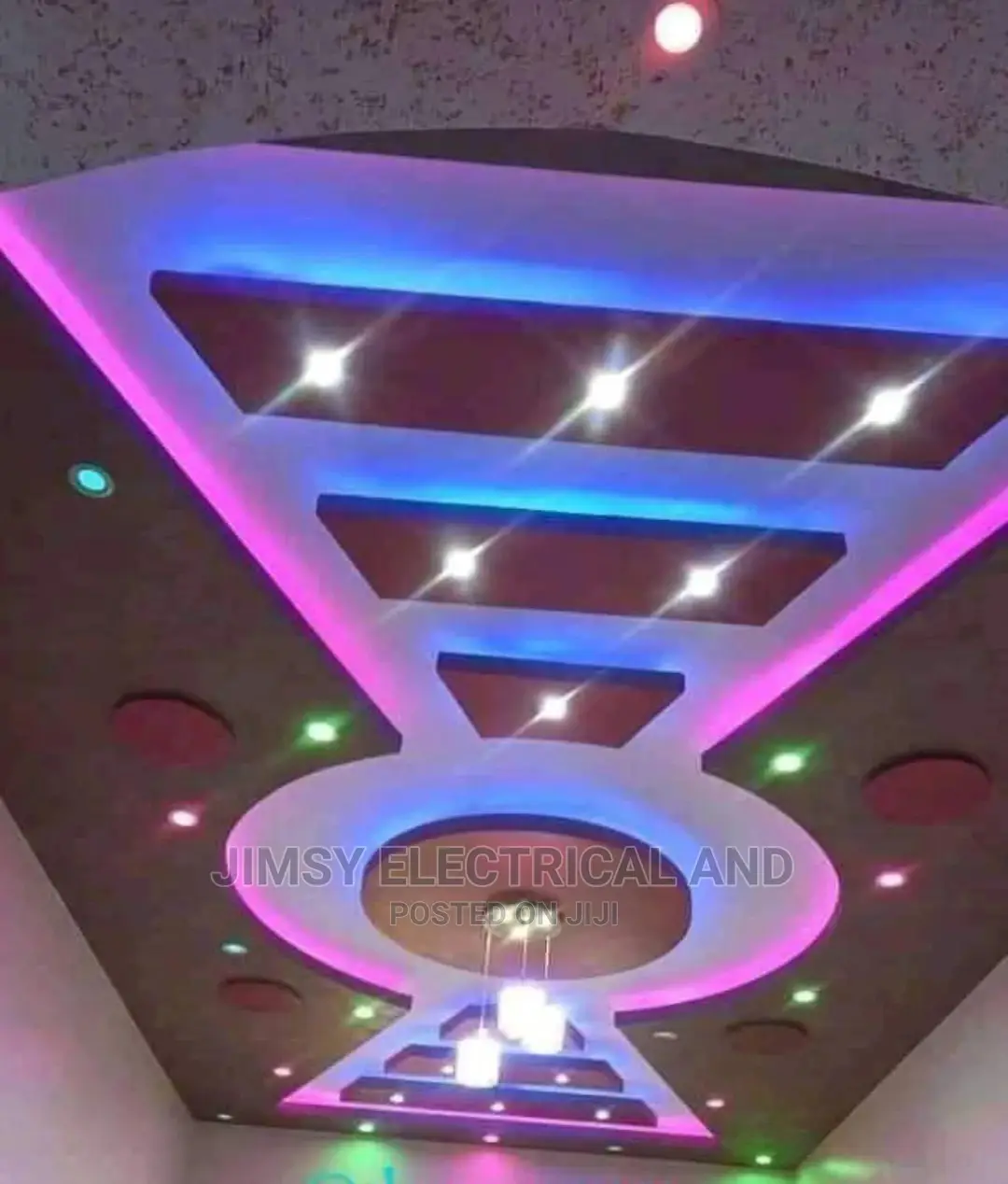 Technician and Gypsum Ceiling