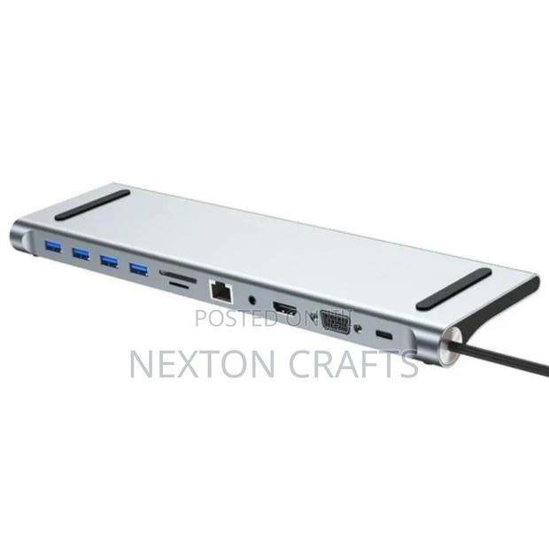 Type C 11 in 1 Docking Station USB C Hub BYL-2003 Lexcron - thumbnail 3