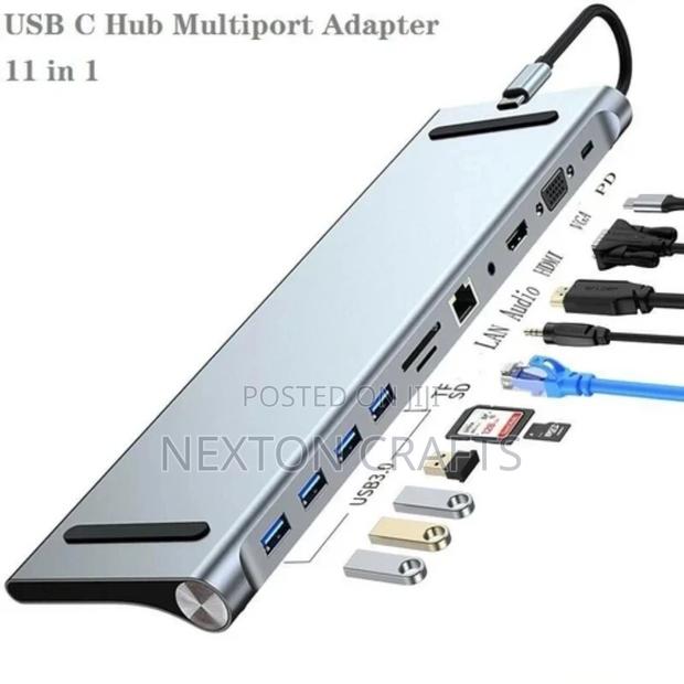 Type C 11 in 1 Docking Station USB C Hub BYL-2003 Lexcron - main view