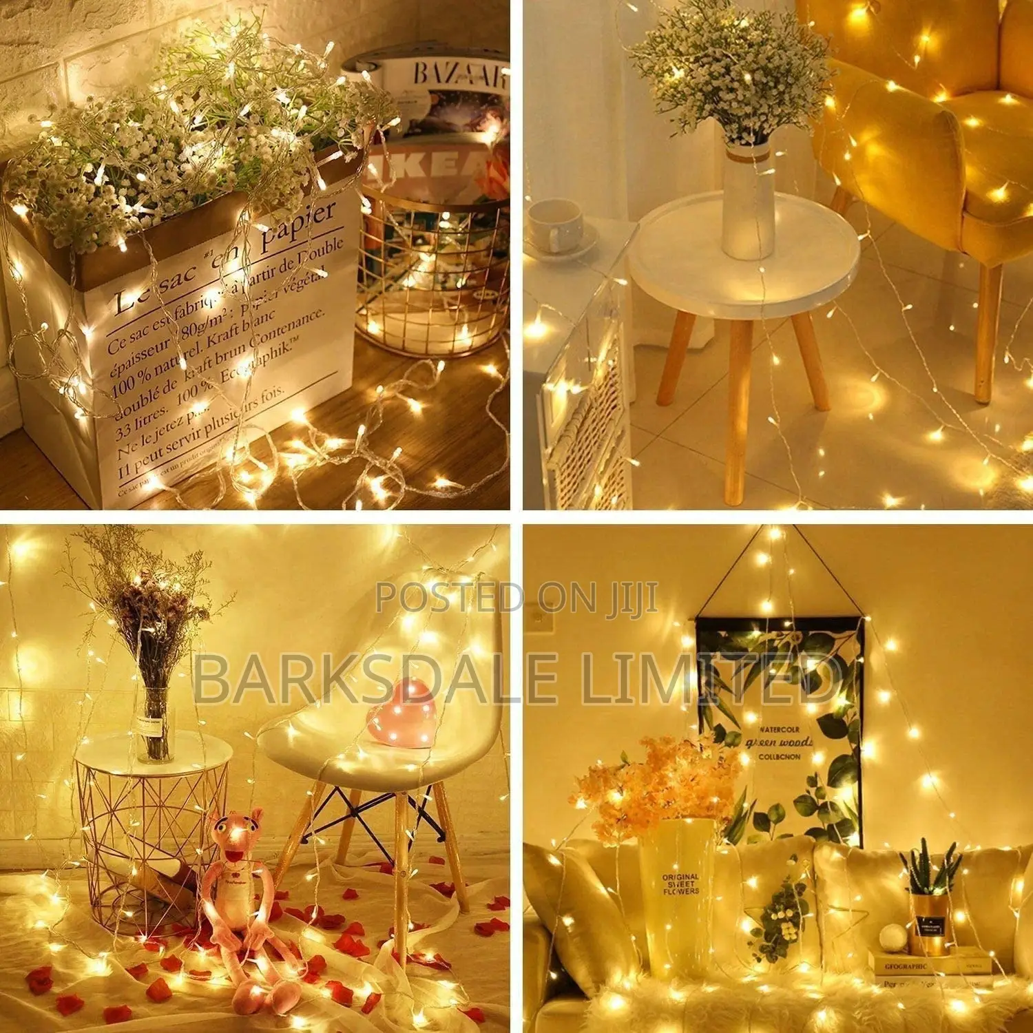 Christmas String Lights Outdoor 10m Led Xmas Fairy Wed