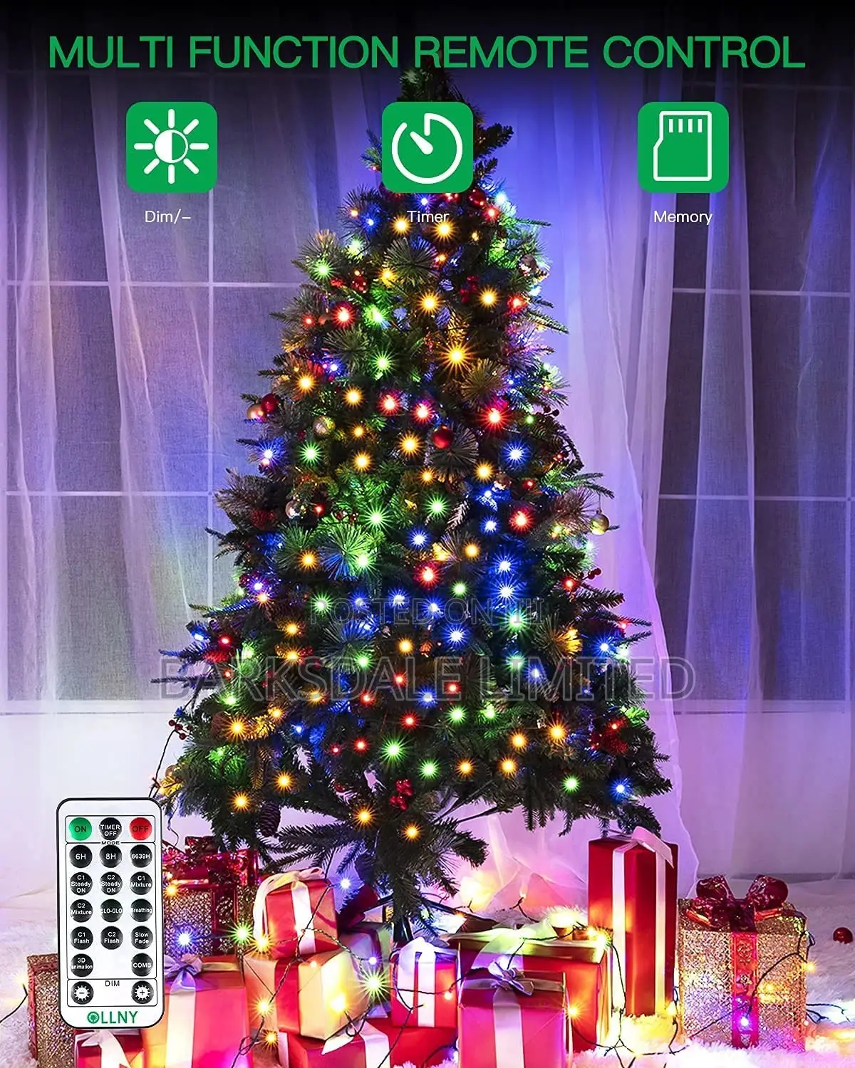Christmas String Lights Outdoor 10m Led Xmas Fairy Wed
