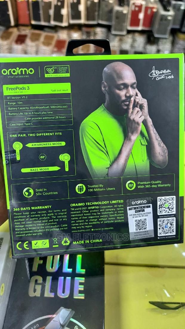 Oraimo Free Pods 3c True Wireless Earbuds - thumbnail 3