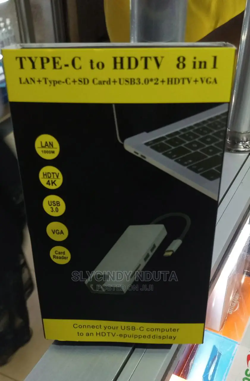 Type - C to HDTV 8 in 1