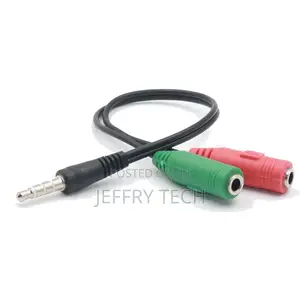Cable Adaptador Para Microfono 3.5 Mm Headphone Jack Adapter