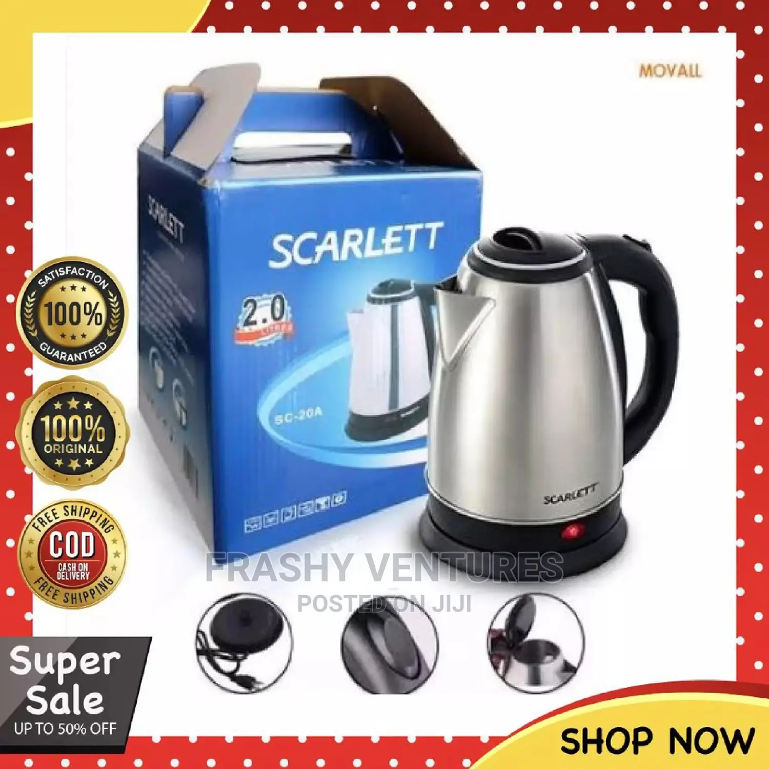 Hot Scarlett Kettle