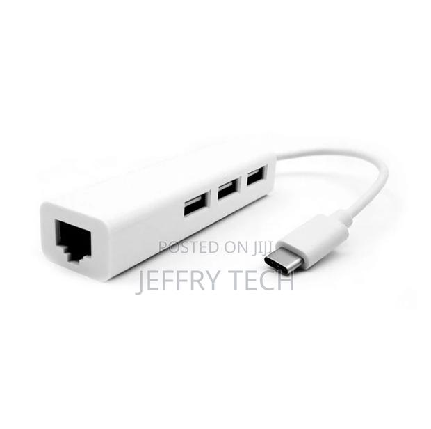 Type-C to USB 3.1 Hub Network RJ45 Lan Combo Cable 100M Free