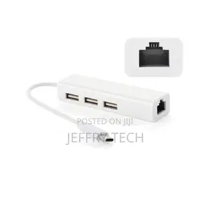 Type-C to USB 3.1 Hub Network RJ45 Lan Combo Cable 100M Free