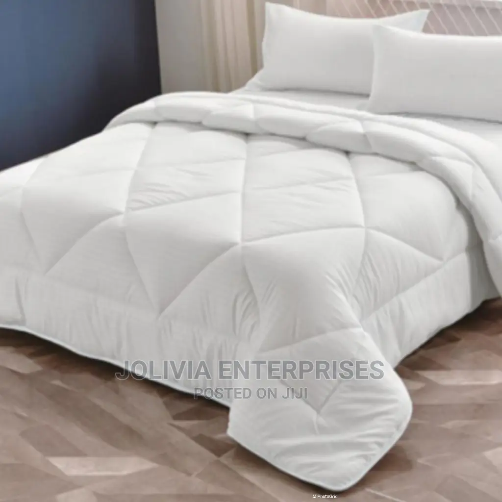 Duvet White Plain