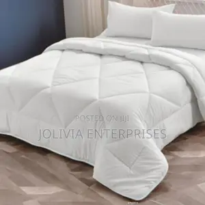 Duvet White Plain