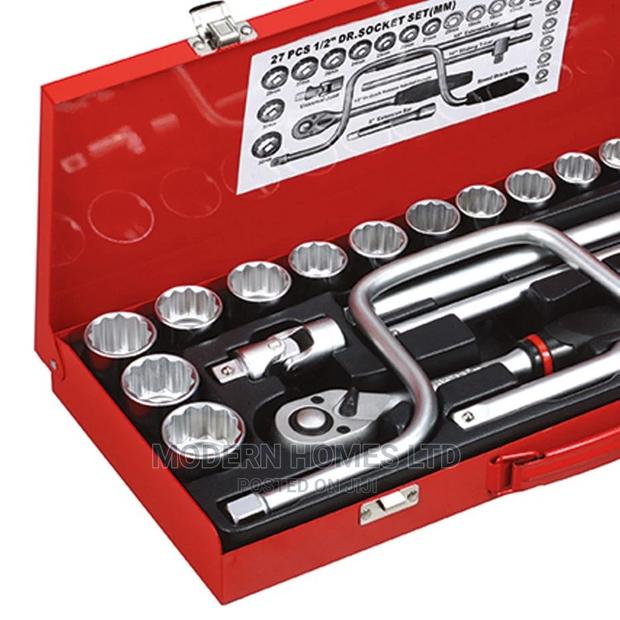 Chrome Vanadium Heavy Duty 24 PCS Socket Spanner Tool Set - thumbnail 2