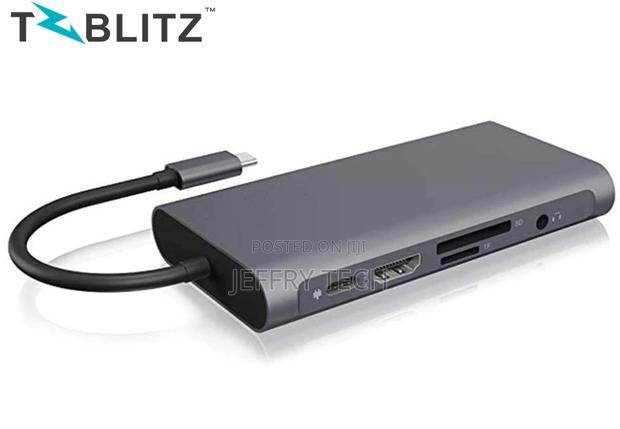 High Quality USB HUB Type-C Adapter Docking Station 10 in 1 - thumbnail 3
