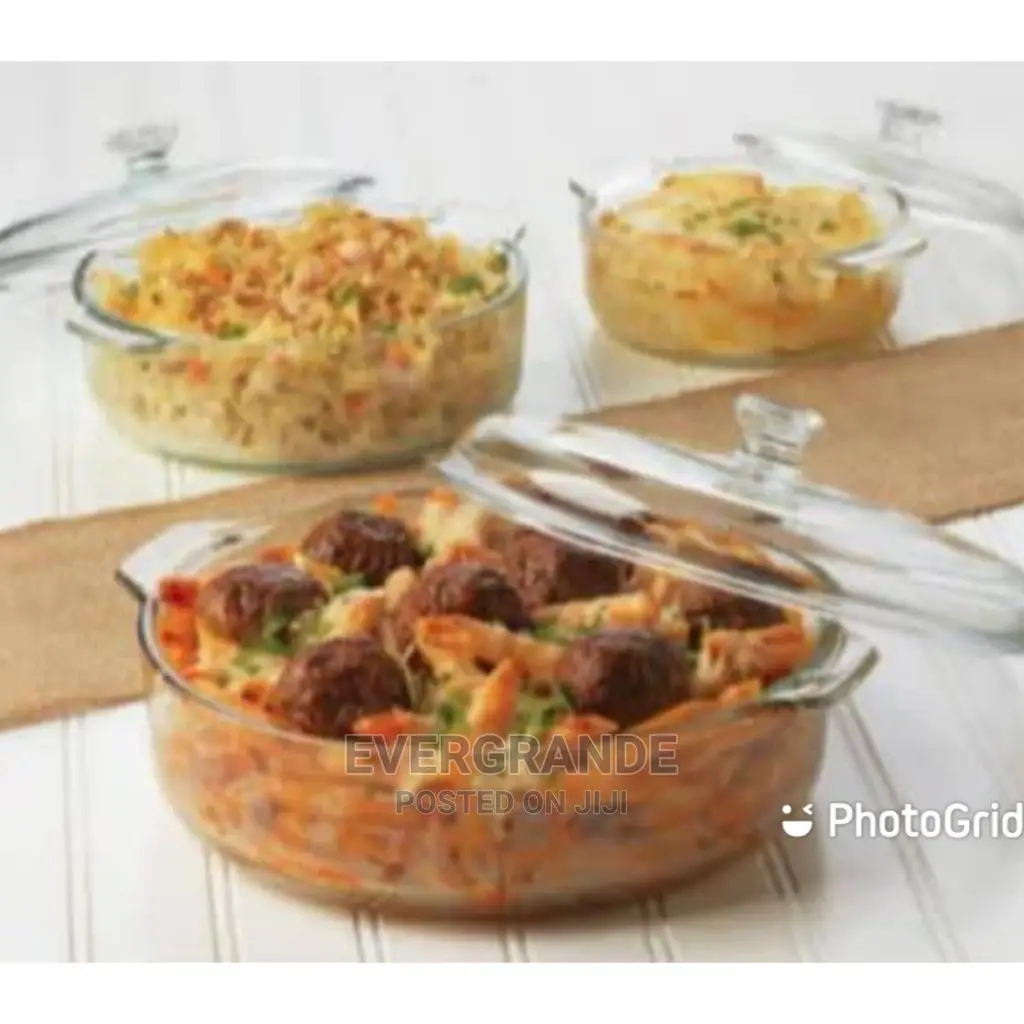 3 Pieces Casserole Set Available