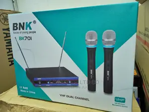 Bnk Bk701 VHF Dual Wireless Microphone