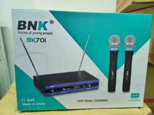 Bnk Bk701 VHF Dual Wireless Microphone