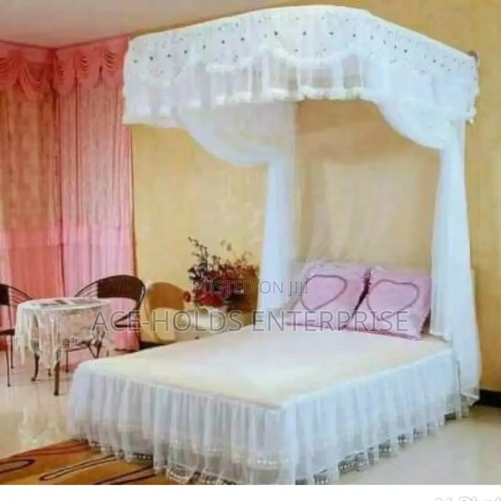 Two Stand White Mosquito Net