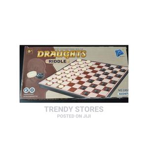 Magnetic Draught Riddle Checkers Board Game Toy - thumbnail 2
