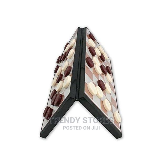 Magnetic Draught Riddle Checkers Board Game Toy - thumbnail 3