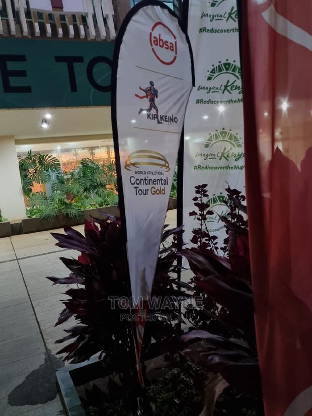 Corporate Tear Drop Flags and Stand 3.5m - thumbnail 3