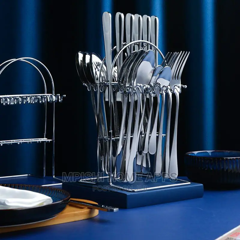 24pcs Golden Cutlery Set
