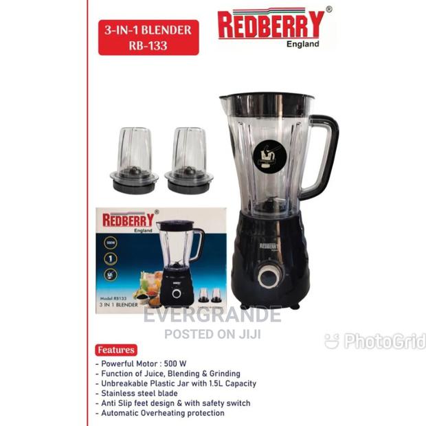 3 in 1 Redberry Blender - main view