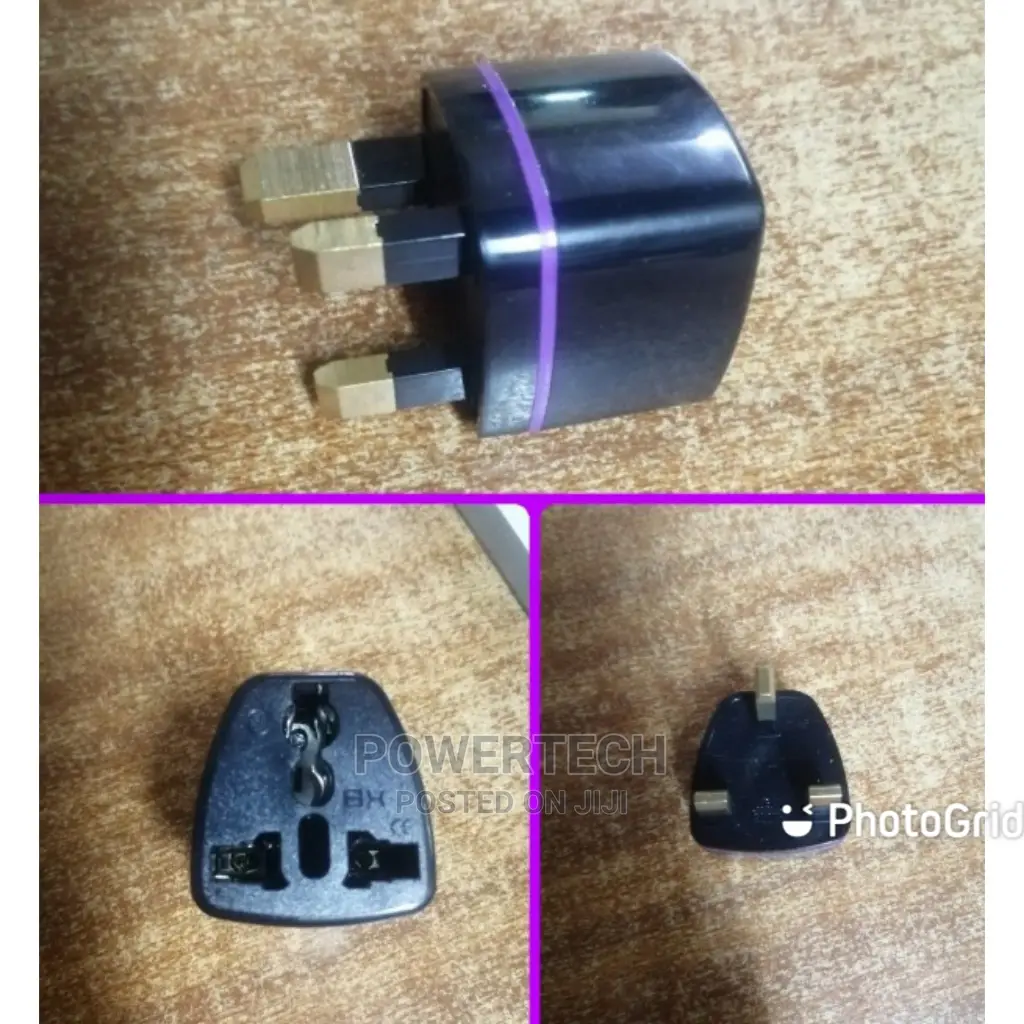 Converter-2 Plug Pin to 3 Pin Plug